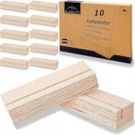  Fából készült névjegykártyák Alpzeit 10. Kézzel készültek az Alpokban (B09NFVQKKC)