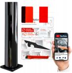 Solar Systems Szélvédő sötétítő fólia Black 80% 100x3M Hőre zsugorodó Solar Systems (Folia Do Przyciemniania Szyb Black Premium 80)