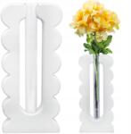  Minimalista Modern Váza Fiola Dekoráció A Nappaliba Fehér (WAZ000016-W)