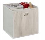 Relaxdays Kosár, tároló, rendszerező, univerzális összecsukható bambusz bézs (10034147_49)