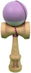 Flippy Kendama X Originala, Profesionala, Flippy, din Lemn cu Bila Cauciucata, 18 x 6 x 7 cm, Gradient Mov Alb (teo-162321)