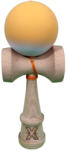 Flippy Kendama X Originala, Profesionala, Flippy, din Lemn cu Bila cu Invelis din Cauciuc, 18 x 6 x 7 cm, Rubber Grip, Portocaliu Alb (teo-162318)