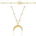 ArtWings Arany golyós nyaklánc Celeb Hold 925 ezüst aranyozott 50 cm