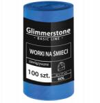 Glimmerstone Csomózott Szemeteszsák 60L 100 Db Vastag És Erős Minőség (WORKI NA ŚMIECI WIĄZANE )