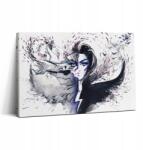 Wallfluent Canvas Vászonkép Edzőterembe Gyors összeszerelés Illusztráció Női 30x20 cm (010030010150000074883)