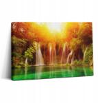 Wallfluent Vászonkép Canvas Előszoba Lakberendezés Festői kilátás a vízesésre (010030010150000074713)