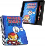 Marvel Bosszúállók Mood Diary Jegyzettömb Szett Matricákkal Toll (5056503850920)