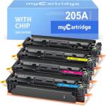  MyCartridge toner 205A 4db, fekete/cián/lila/sárga (08298300)