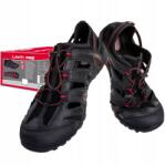 LAHTI PRO Munkavédelmi Cipő Túraszandál Pu/kötött Fekete-piros 40-es (L3061540)