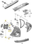 Original Vw Group Lampa spate dreapta pe aripa ORIGINAL VW GROUP 1K6945096AA (1K6 945 096AA)