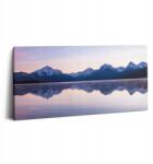 Wallfluent Vászonkép Canvas Lakberendezés Nappali Hegyek tükröződése a vízben 100x50 (010030010010000276836)