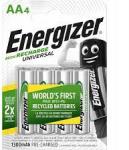 Energizer 4x Energizer akkumulátor 1300 mAh Aa HR6 Universal (638590)