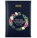 FunnyCase Könyvnaptár 2026 Hamarosan Valami Csodálatos Történik Lila Tervező Minták (Granat ZARAZ ZDARZY SIĘ COŚ CUDOWNEGO)