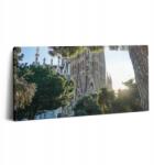 Wallfluent Vászonkép Ökológiai az irodába Park Sagrada Familia Barcelona (010030010010000075424)