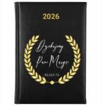 FunnyCase Könyvnaptár 2026 Köszönjük A Hercegnek *név* Fekete Tervező Ajándék Wz (Kalendarz Czarny DZIĘKUJEMY KSIĘŻĘ *IMIĘ*)
