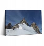 Wallfluent Canvas Vászonkép Előszobába Vázra Hegycsúcs Télen 30x20 cm (010030010150000075770)