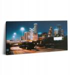 Wallfluent Vászonkép Canvas Edzőterem Művészi Dekoráció Város Éjszaka Houston 100x50 cm (010030010010000075672)