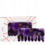 Crystallove Ametisztből készült fejbőr masszírozó fésű