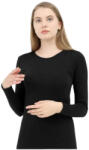 Join VKA20-02 Bluza termica pentru femei cu maneci lungi Negru (VKA20-02)