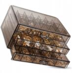 EdiBazzar Ékszerdoboz Rendszerező Doboz Táska Elegáns Ajándék Tágas (Pudełko duży organizer szkatułka potrójna)