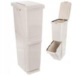 Orion Szelektív Hulladékgyűjtő Kosár műanyag dupla emeletes 2 x 17, 5L (731324)