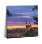 Wallfluent Canvas Vászonkép Nappaliba Nyomtatott Napfelkelte Brno 60x60 cm (010030010270000075867)