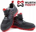 Würth Munkavédelmi Cipő, Size 40, S3, FLEXITEC, fekete/piros (M418084040)