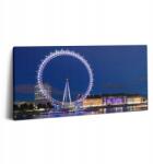 Wallfluent Vászonkép Művészeti Irodába London Eye Óriáskerék London (010030010010000075475)
