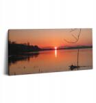 Wallfluent Vászonkép Tájkép Tó Naplementekor 100x50 cm (010030010010000076015)