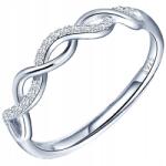 Mennica Świdnicka Ezüst Gyűrű Ezüst 925 Állítható Cirkóniákkal Ajándék Női