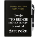 FunnyCase Naptár 25/26 Golyóstoll Ajándék Tanárnak Ez Egy Rövid Lecke (Zestaw Kalendarz + Długopis Nauczyciel)