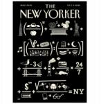  Poszter New Yorker Új York Puzzle Rebus A3 (Plakat NEW YORKER Nowy Jork Czarny Nowoczesny)