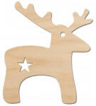 Loveart Scrapki fából készült karácsonyfa medál rénszarvas Loveart Dekoráció (Produkt)