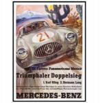  Verseny poszter Grand Prix III Mercedes Mexikó A3 (Plakat Samochody Auta Wyścigi)