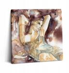 Wallfluent Fotó Vászonkép Előszoba Felakasztható Akvarell Női Portré (010030010270000074934)