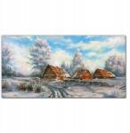 Coloray Vászonkép Téli kunyhók fák természet 100x50 (010030010010000016950)