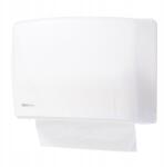 FANECO Tároló adagoló Fehér Átlátszó összecsukható papírtörlő Zz (HS047W)