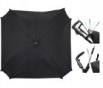 Skyline Babakocsi napernyő, fekete, négyszögletes, napvédő, 62 cm, UV50 szűrő Lengyel (PS20160d014)