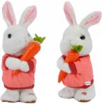 Skleplolki Nagy interaktív plüss nyuszi, ami jár, táncol, játszik, és ismétli a szavakat (KRÓLIK ZABAWKA RÓŻOWY)