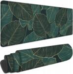 Alogy Asztali egérpad, gamer, 80×40cm, levelek, neoprén, vízálló, csúszásgátló (Podkładka pod myszkę i klawiature 72587)