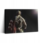 Wallfluent Fotó Falikép Canvas Grafika Konyha Katona Zászlóval 30x20 cm (010030010150000074665)