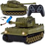 Skleplolki Rc nagy távirányítós harckocsi forgatható hang- és fénytoronnyal (CZOŁG ZDALNIE STEROWANY RC Z PILOTEM)