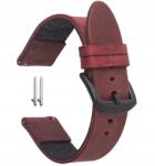 Polax 24 mm-es bőr óraszíj, univerzális, L-es méret (CHrArCzB24LBur)