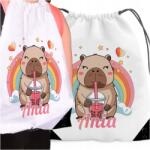 Wyczaruj Prezent Táska Hátizsák Gyerekeknek Az Iskolába Édes Kapibara Capibara Puding (DLA DZIECKA URODZINY KAPIBARA CAPIBARA)