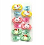  Gyerek hajcsatok díszekkel 6 db (0227-505)