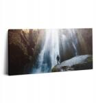 Wallfluent Canvas Fotó Vászon Keret Fa Konyha Kilátás Vízesés Gljufrabui (010030010010000074681)