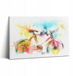 Wallfluent Prémium Vászonkép Étkezőbe Festett Kerékpár 30x20 cm (010030010150000074860)