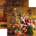 Maki Decoupage szalvéta díszítéssel 33x33cm Gifts under Christmas tree (Serwetki do Decoupage)
