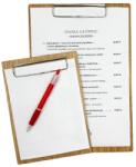 Clipboard deszka alátét A5, klipszes, fa, tölgy (5904484174224 cla5)