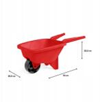 Wader Homokozó talicska piros 74502 (74502)